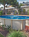 Orca Oval Deep End Big Backyard Pool - 4.57m Width