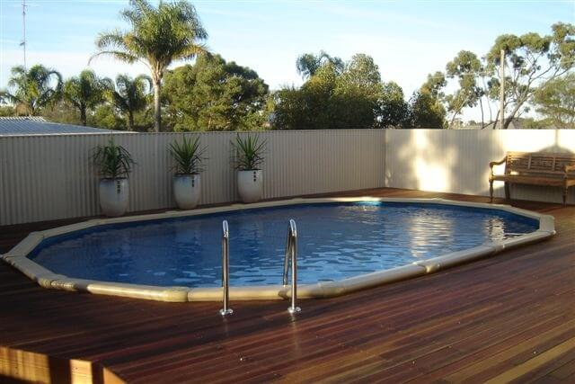 Orca Oval Deep End Big Backyard Pool - 4.57m Width